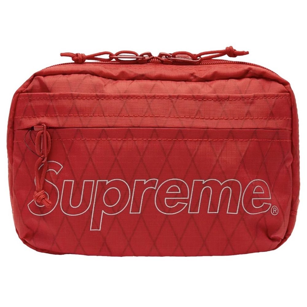 Supreme Red Logo Pouch bag - Picture 3 of 4